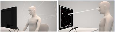Nonlinear Analysis of Eye-Tracking Information for Motor Imagery Assessments